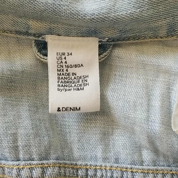 H&M DENIM JACKET - Picture 3 of 4